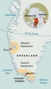 Nordijska mitologija Grenland trase