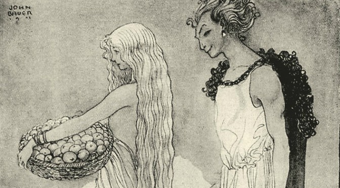 nordijska mitologija Idun i Loki