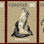 nordijska mitologija Selkie draugr Stamps 2
